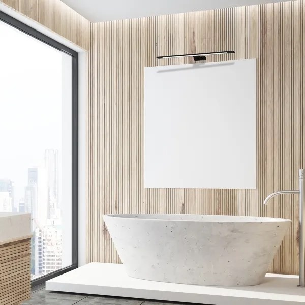 Illuminazione a LED per specchio da bagno SHINE LED/12W/230V 60 cm IP44 nero