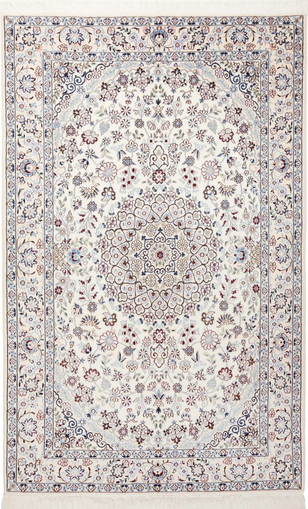 Nain Tappeto persiano 210x140 Beige (Iran) Annodato A Mano
