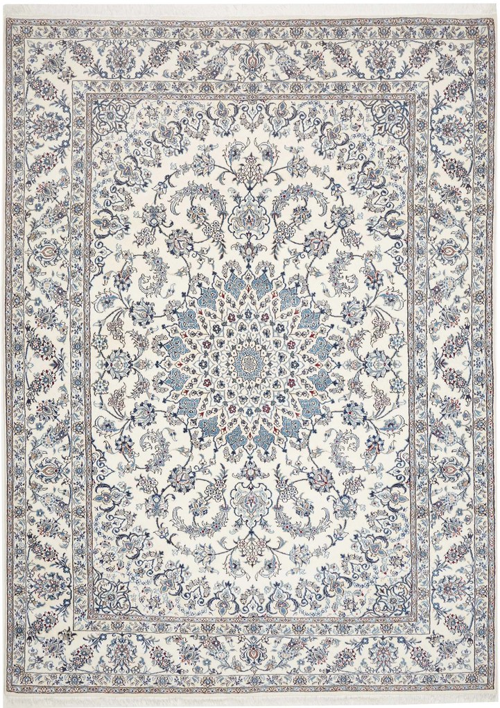 Nain Tappeto persiano 250x350 Beige (Iran) Annodato A Mano