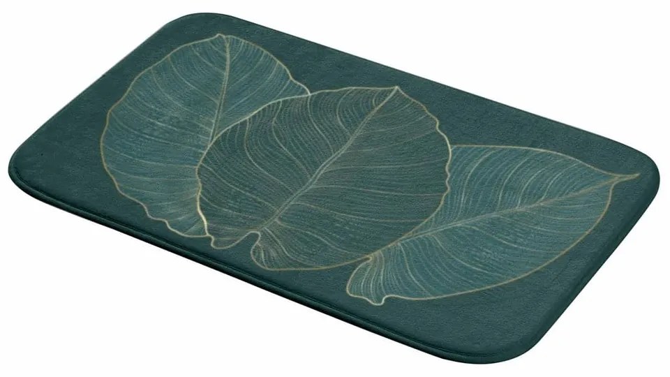 Tappetino per il bagno verde scuro 45x75 cm Jade – douceur d'intérieur