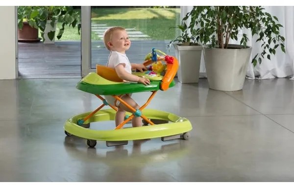 Chicco - Passeggino per bambini WALKY TALKY 2xAA verde