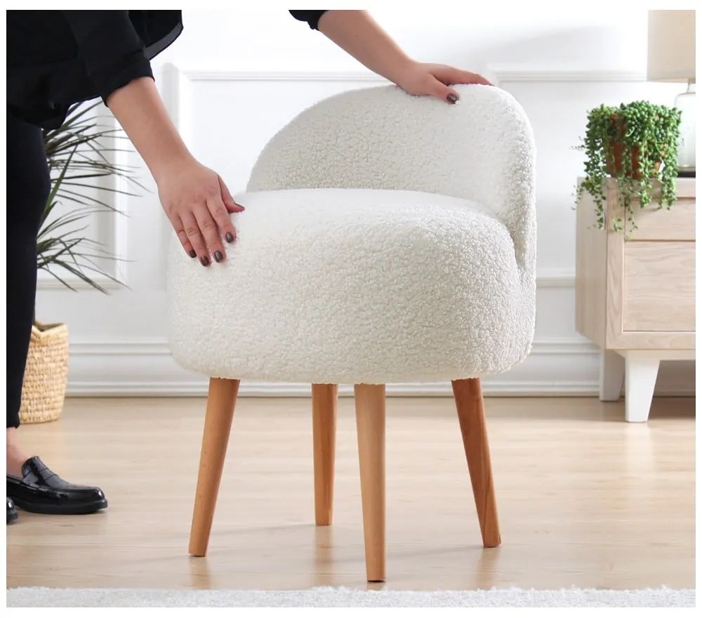 Sgabello bianco Rufmee - Artie