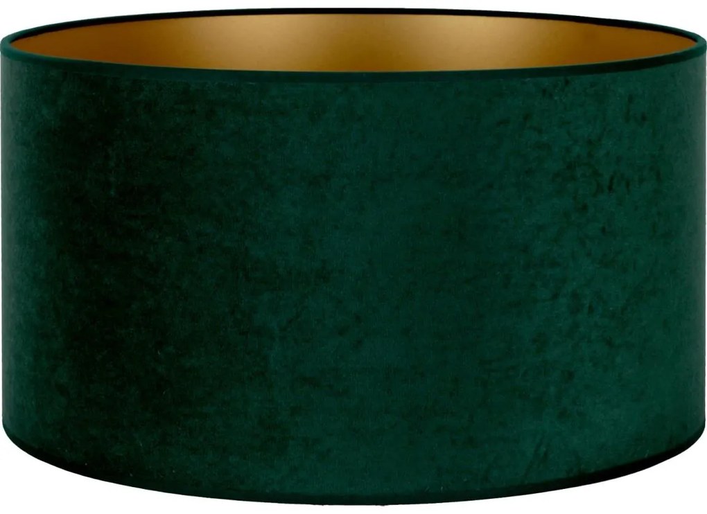 Duolla - Paralume universale VELVET E27 diametro 35 cm verde/oro