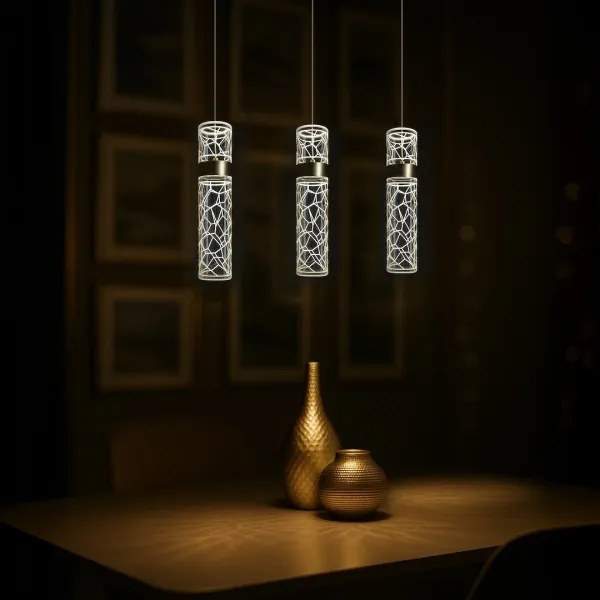 Lampadario LED su cavo LAGOS LED/8W/230V oro