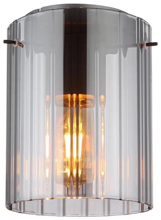 Globo 15904DS - Plafoniera TULIVAR 1xE27/40W/230V diametro 18 cm grigio