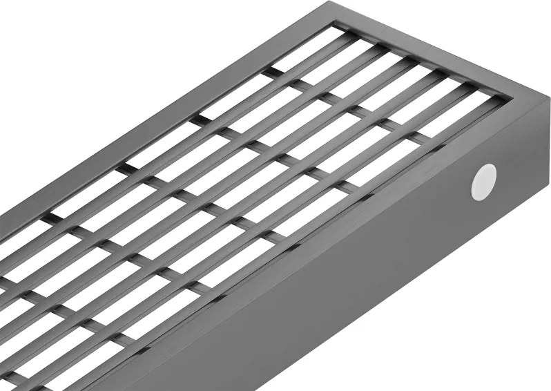 Mexen Flat M33 copertura per scarico lineare 50 cm, grigio canna di fucile spazzolato - 1E33050