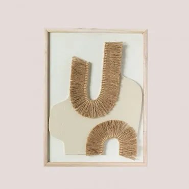 Quadro Decorativo (30x40 Cm) Diara Marrone Legno Naturale - Sklum