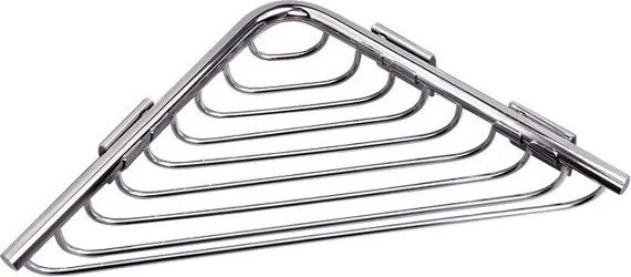 Kamalu - Griglia portaspugna angolare in acciaio inox finitura lucida |