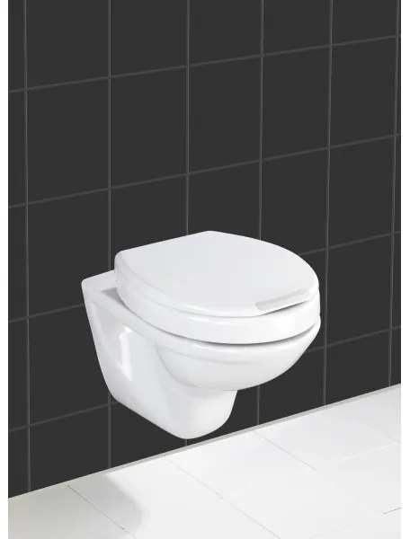 WENKO 21905100-Sedile WC SECURA 37x44 cm bianco/grigio