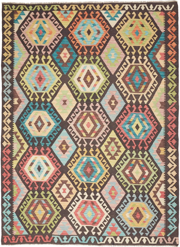 Kilim Tappeto 180x240 (Pakistan) Tessuto A Mano