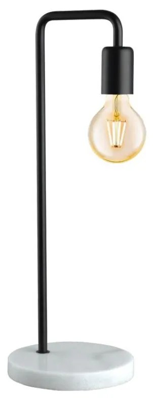 Eglo 55034 - Lampada da tavolo LED 1xE27/4W/230V nero/effetto marmo