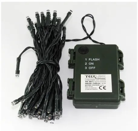 Catena natalizia LED da esterno 10,8m 100xLED/2 funzioni10,8m IP44 multicolore