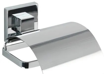 WENKO 22696100-Porta carta igienica VACUUM-LOC QUADRO ED 13x14 cm cromo lucido