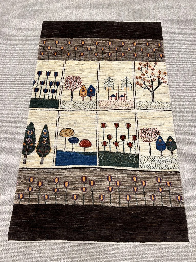 Gashguli Tappeto persiano 190 x 120 Beige (Iran) Annodato A Mano