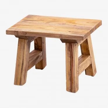 Panca in legno riciclato Rieve 52 cm - Sklum