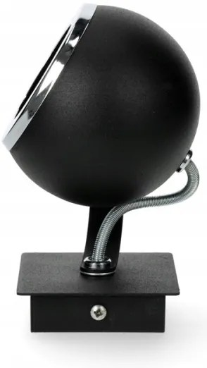 Argon 3638 - Faretto da parete KOS 1xGU10/5W/230V nero/cromo