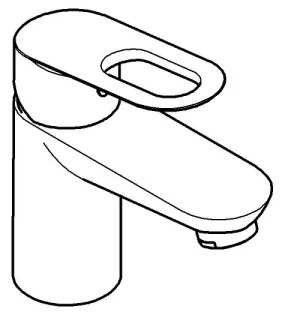 GROHE 32857000 - Miscelatore monocomando BAULOOP DN 15 cromato lucido