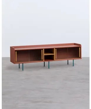 Mobile TV in MDF e Vetro Marina Terracotta - The Masie