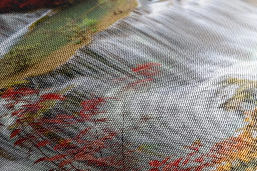 Stampa su tela – Cascata nella foresta