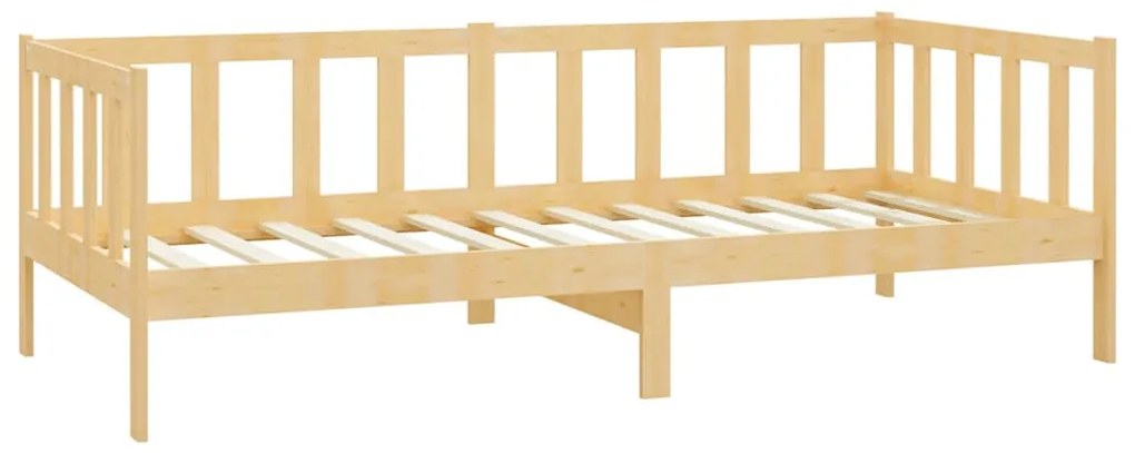 Divano letto con cassetti 90x200 cm legno massello di pino