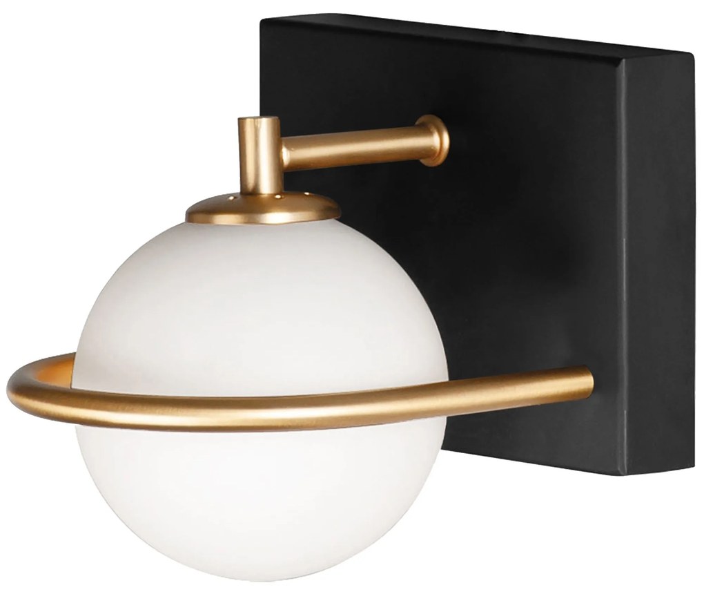 Lampada da parete APP1220-1W Black Gold