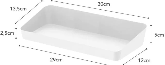 Vassoio 13,5x30 cm Amenity - YAMAZAKI