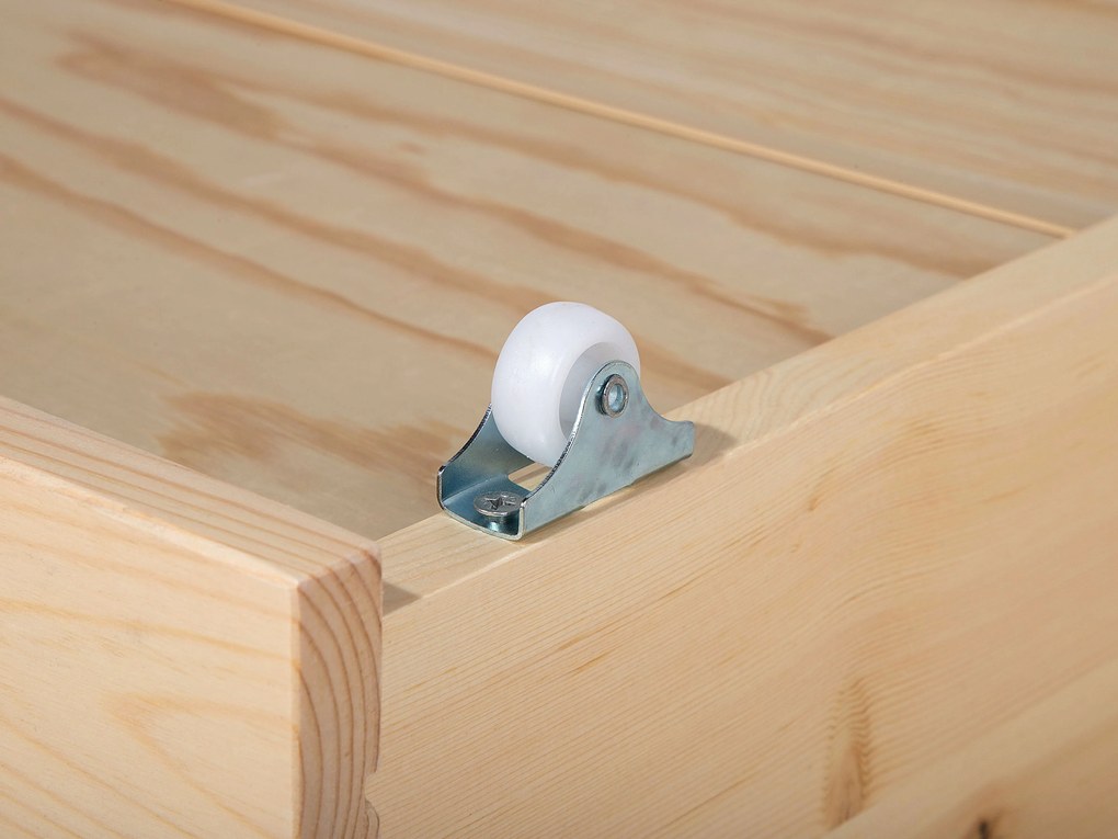 Set di 2 cassetti contenitori legno naturale RUMILLY Beliani