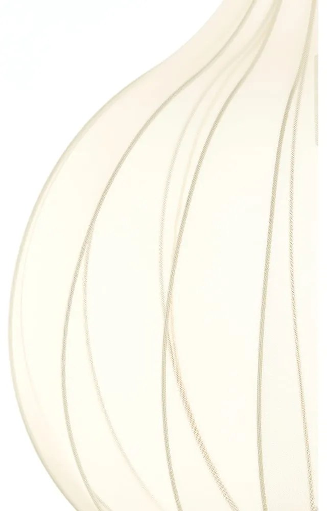 Lampadario beige con paralume in tessuto ø 50 cm Elati - Light &amp; Living