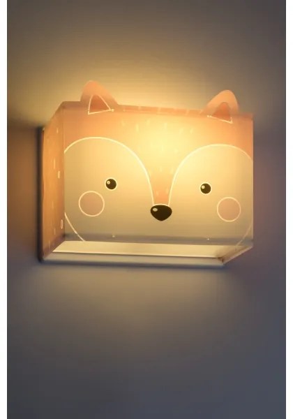 Dalber 64588 - Applique per bambini LITTLE FOX 1xE27/60W/230V