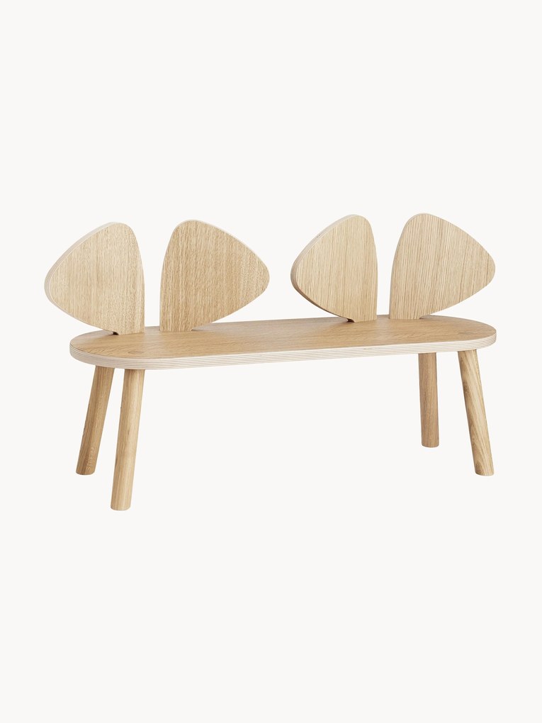 Panca per bambini in legno Mouse