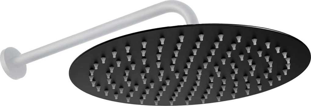 Soffione doccia Rea Black Matt 25cm