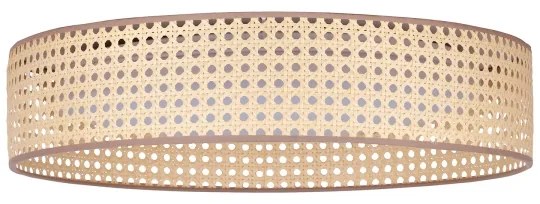 Duolla - Plafoniera LED ROLLER LED/24W/230V diametro 45 cm rattan