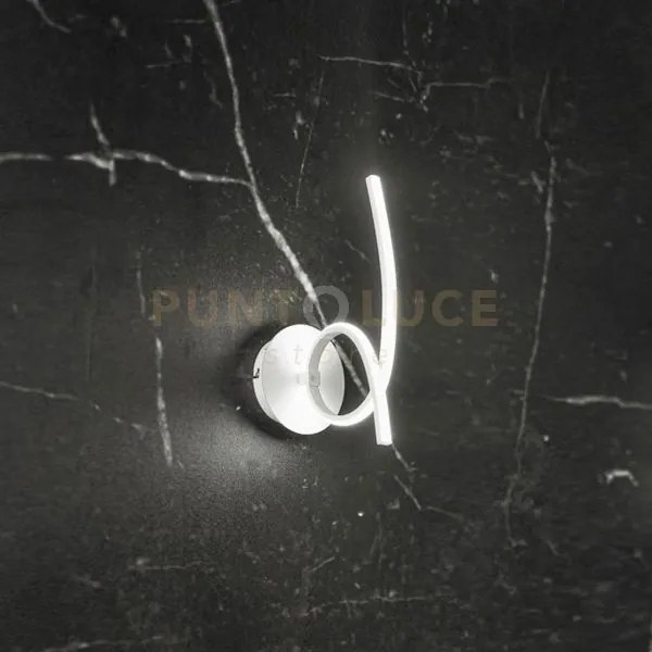 Tosca p/1 plafoniera led 4000k 840lm 15w alluminio e silicone d.18c...