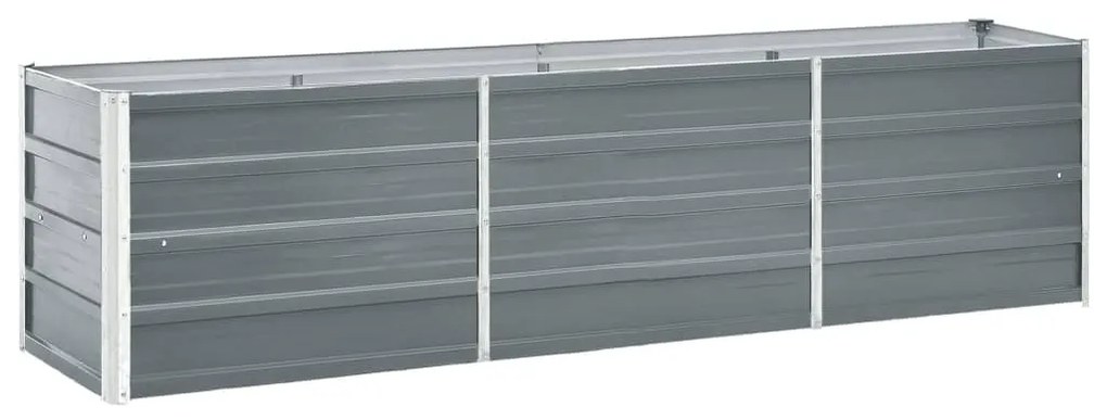 Letto Rialzato İn Acciaio Zincato 240x40x45 Cm Grigio /