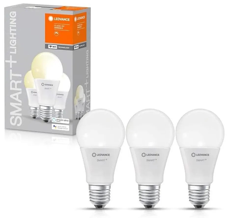 SET 3x Lampadina LED dimmerabile SMART+ E27/9W/230V 2700K Wi-Fi - Ledvance