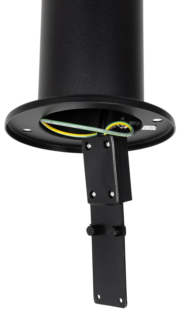 Lampada da palo moderna per esterni nera 45 cm IP44 - Rox