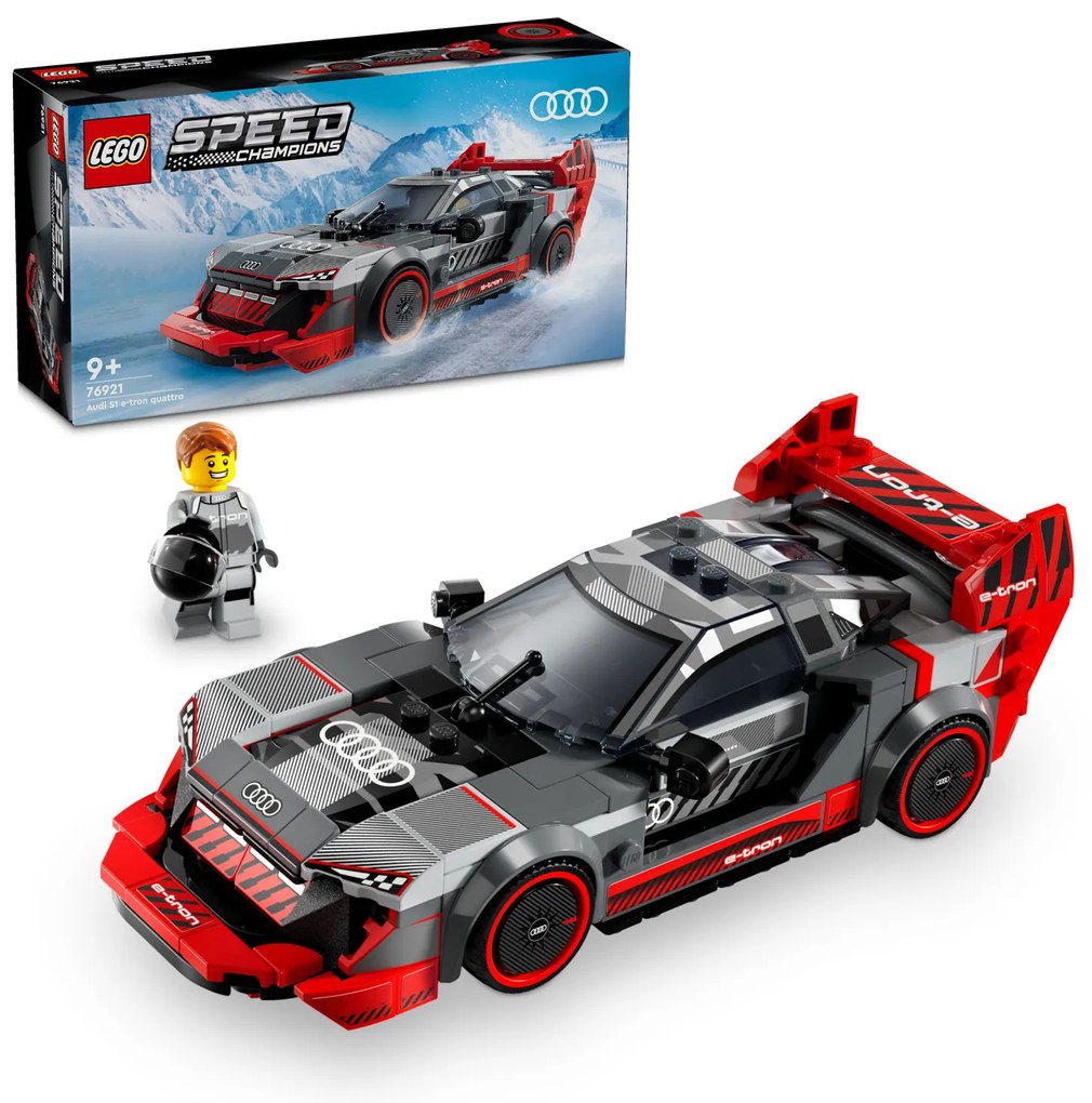 Auto corsa Audi S1 e tron quattro - Lego Speed Champions