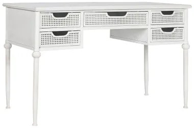 Scrivania Home ESPRIT Bianco Metallo 122 x 50 x 76 cm