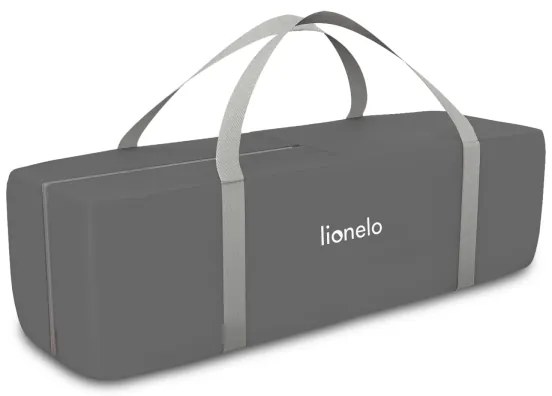 Lionelo - Lettino da viaggio FLOWER Grigio Scandi