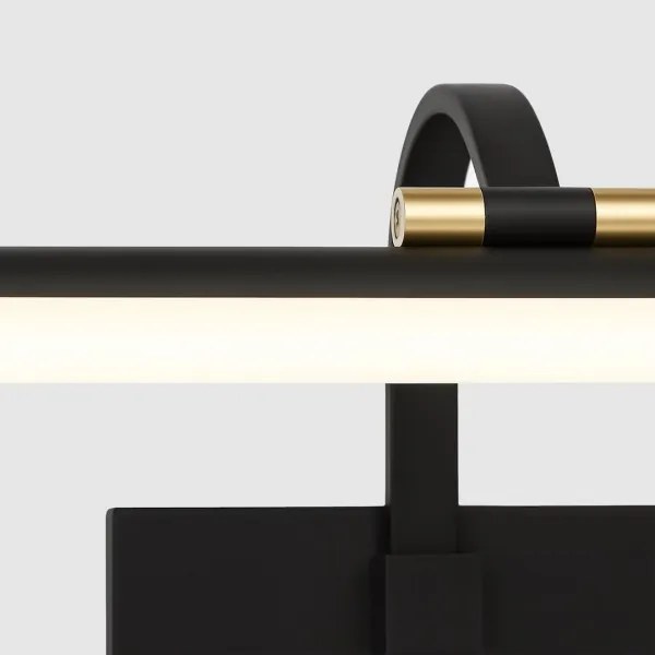 Illuminazione LED per specchio da bagno VINCI LED/12W/230V 40 cm IP44 nero