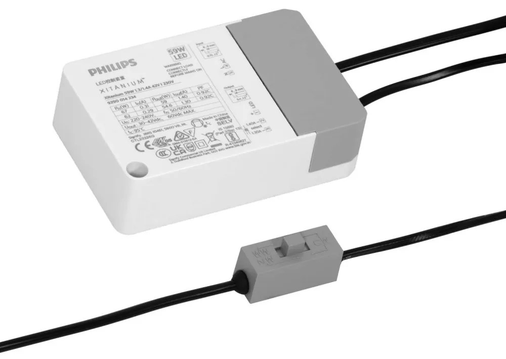 Faro LED da Incasso 60W Foro Ø210mm Bianco CCT con driver Philips Colore Bianco Variabile CCT