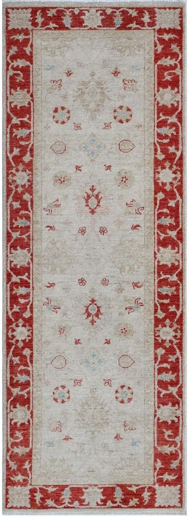 Ziegler Tappeto 70 x 200 Beige (Pakistan) Annodato A Mano