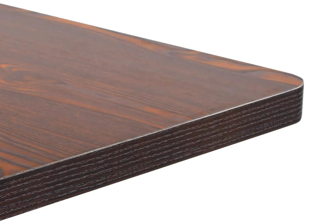 Tavolo da bistrot marrone scuro 60x60 cm in mdf