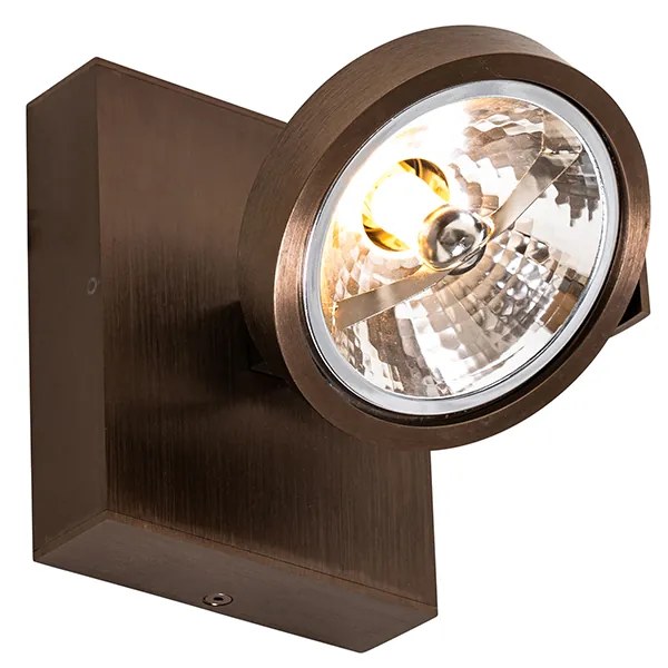 Faretto di design bronzo scuro girevole e inclinabile - Go