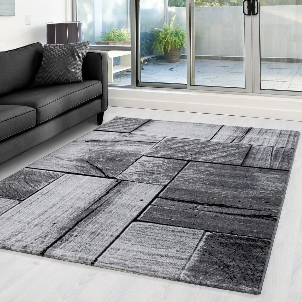 Passatoia grigio scuro 80x300 cm Parma - Ayyildiz Carpets