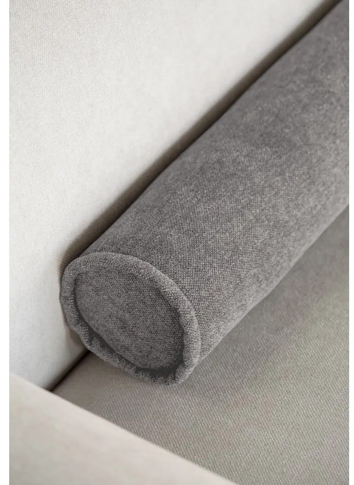 Divano angolare componibile in grigio chiaro (con penisola a destra) Flex Felix – Miuform