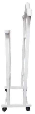 Indossatore appendiabiti da camera in legno LACCATO BIANCO