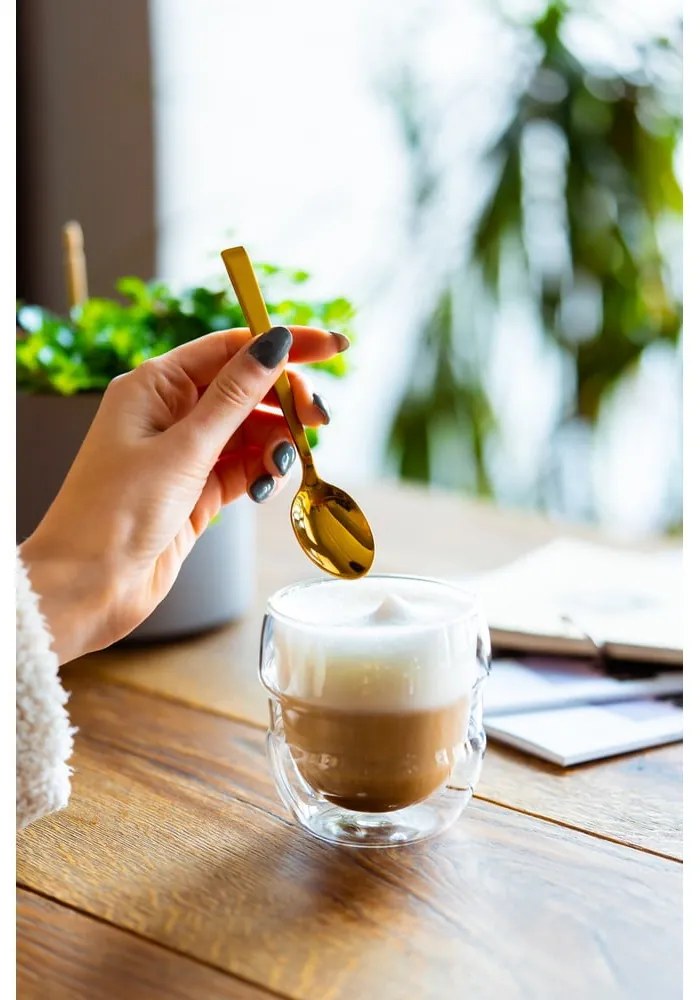 Tazzine in set per espresso/con parete doppia in vetro 2 pz 70 ml Sferico – Vialli Design