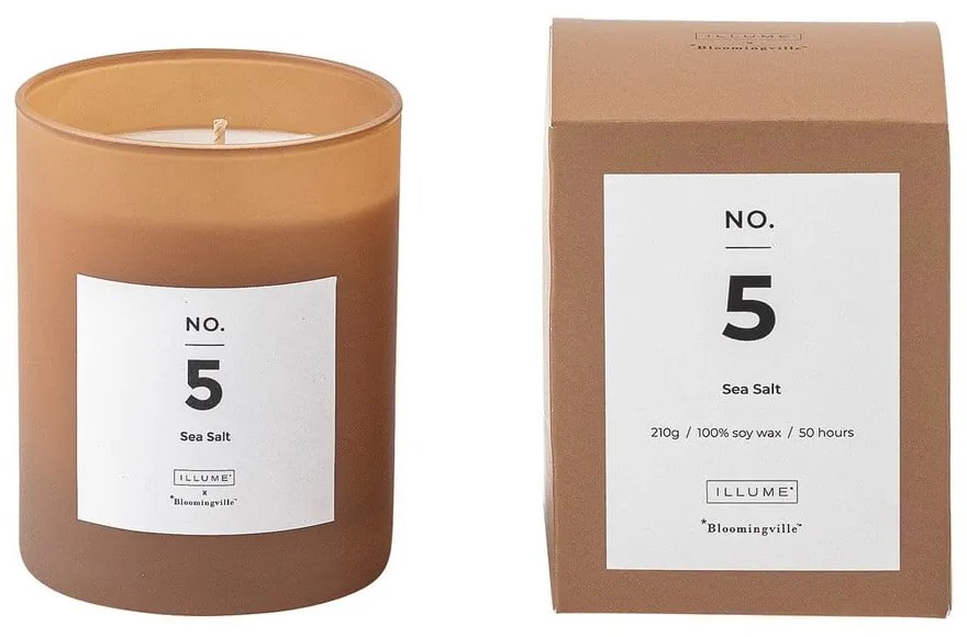 Candela profumata tempo di combustione 50 h No. 5 Sea Salt - ILLUME x Bloomingville