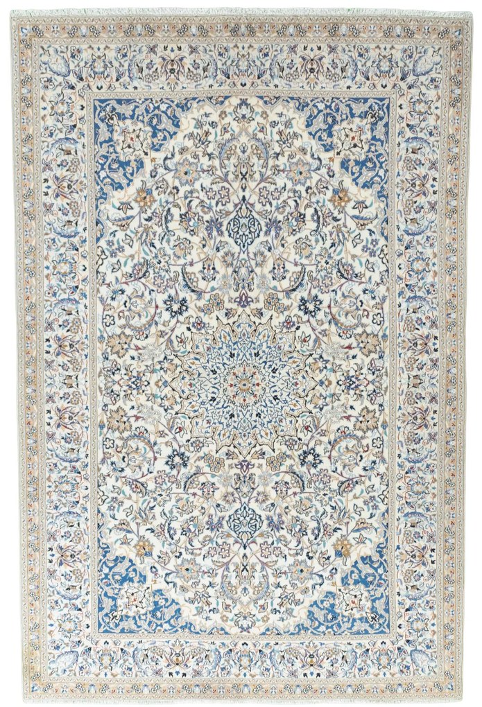 Nain Tappeto persiano 190x290 Beige (Iran) Annodato A Mano
